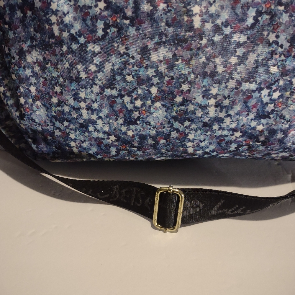 Betsey Johnson Blue Tote Bag Star Print - Picture 4 of 6
